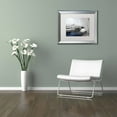 thumbnail image 3 of Trademark Fine Art "Lotus Lake II" Canvas Art by Philippe Hugonnard, White Matte, Silver Frame, 3 of 4