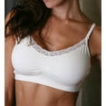 thumbnail image 2 of Women's Coobie 9042 Strappy V-Neck Lace Trim Bra, 2 of 4