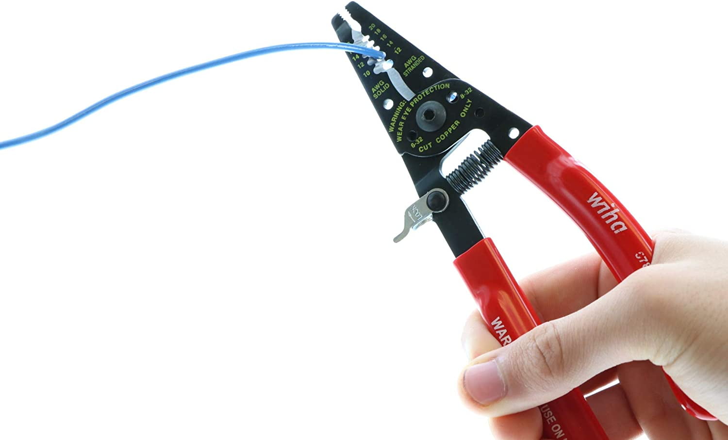 Wiha Tools USA 57810 Classic Grip Wire Strippers - 7.25 in.