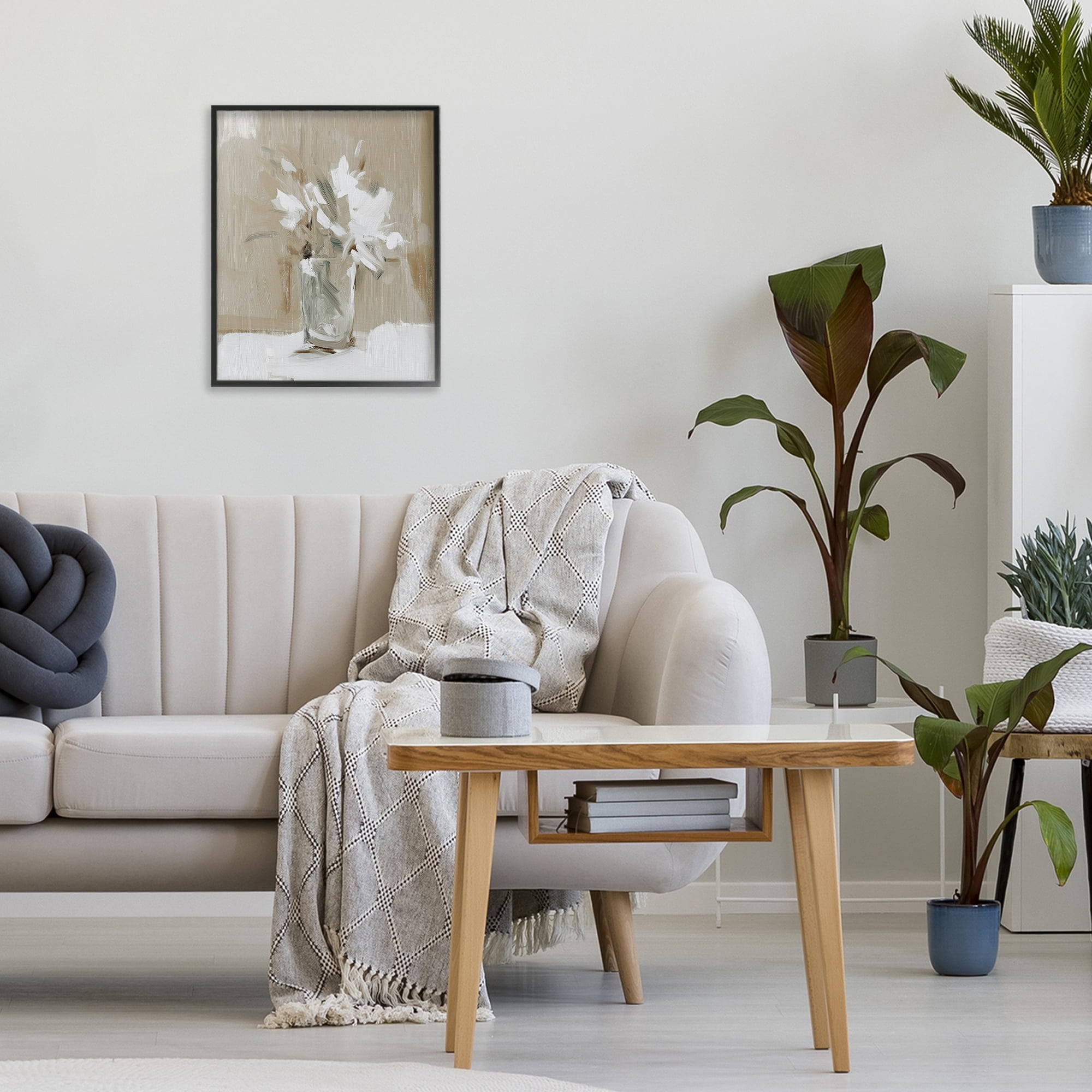 Stupell Industries Pure Forms Still Life Black Framed Giclee Art, design by Svetlana Aleynikova