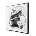 thumbnail image 3 of Gild Design House Plastic Frame Abyss I Hand Painted Canvas in Black/White, 3 of 4