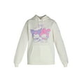 thumbnail image 3 of Hello Kitty Women’s My Melody and Kuromi Graphic Print Hoodie, Sizes XXS-XXL, 3 of 5