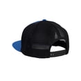 thumbnail image 3 of 7 Panel Hats For Men - Flat Bill Snapback Trucker Hat, Royal, 3 of 4
