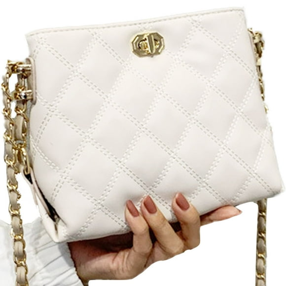 Crossbody Bags for Women Leather ChainBag for Women Small Crossbody Bags for Women Purses Fashion Leather Lightweight Handbags Shoulder Bag