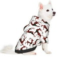 thumbnail image 2 of Fotbe Christmas Plaid Moose Sudadera con Estampado para Perros Pequeños – Suéter con Capucha para Mascotas, Tela Suave de Forro Polar con Bolsillo-X-Large, 2 of 7