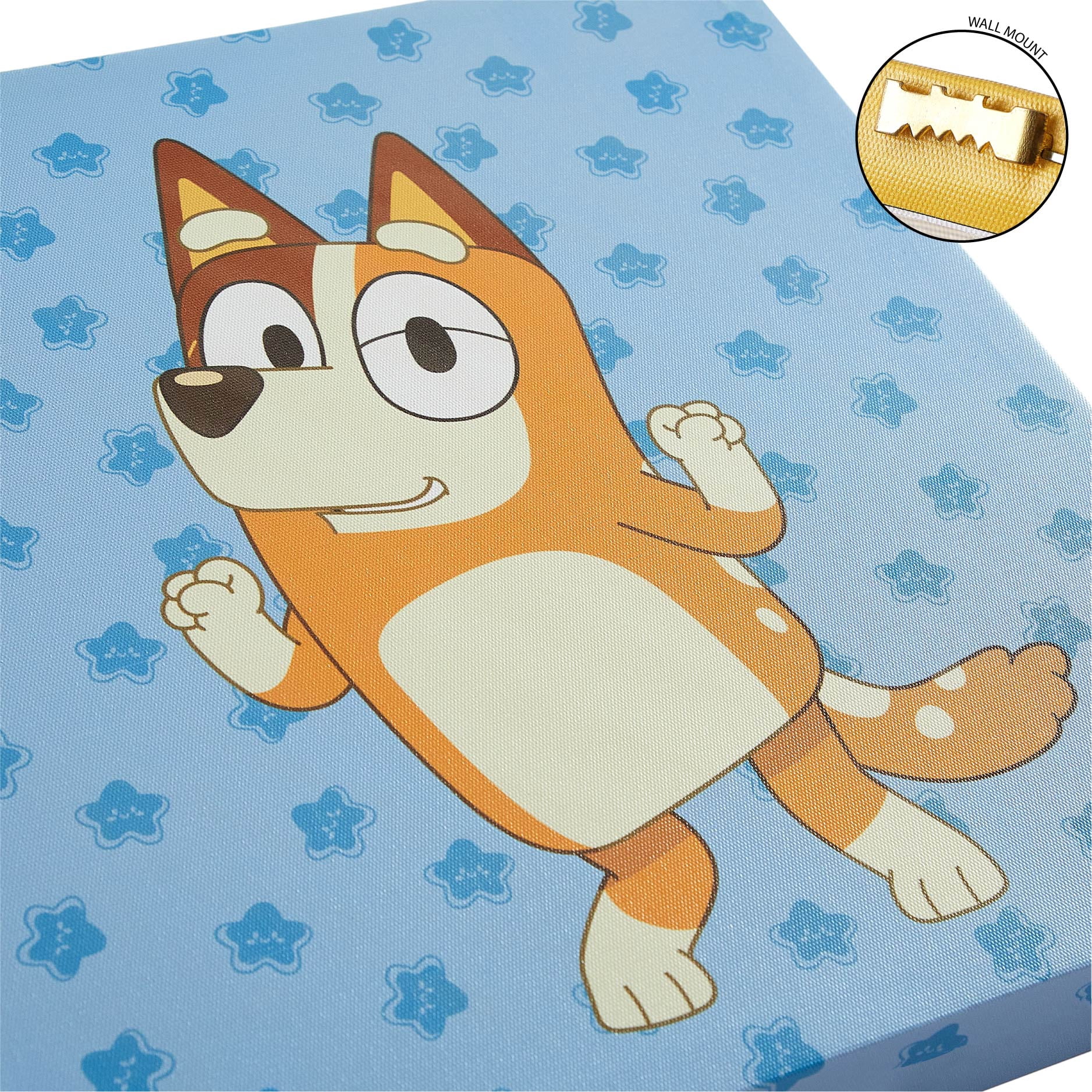 Bluey Wall Décor for Kids Room, 4-Pack