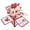 Red, variant on NestE - Valentines Day 3D Greeting Pop Up Card,Romantic Anniversary Card for Wife,Husband,Her,Him,Couple, Includes Envelope and Note Tag