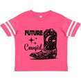 thumbnail image 3 of Inktastic Future Cowgirl Western Boot Rodeo Girls Toddler T-Shirt, 3 of 5