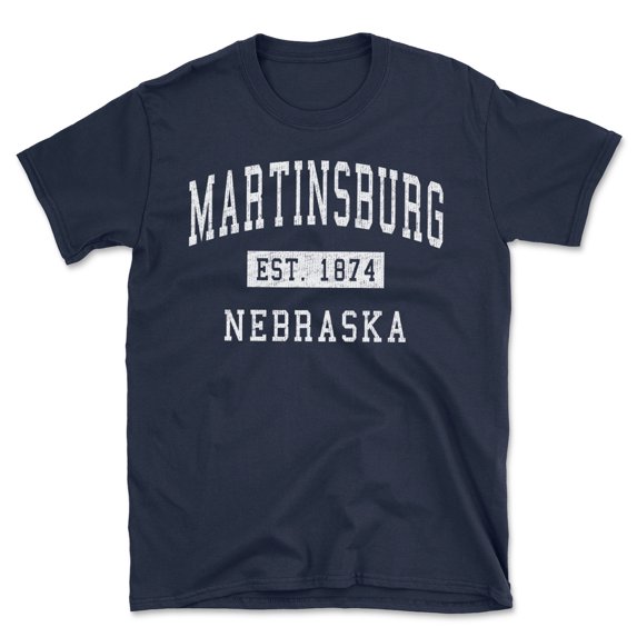 Martinsburg Nebraska Classic Established Men's Cotton T-Shirt