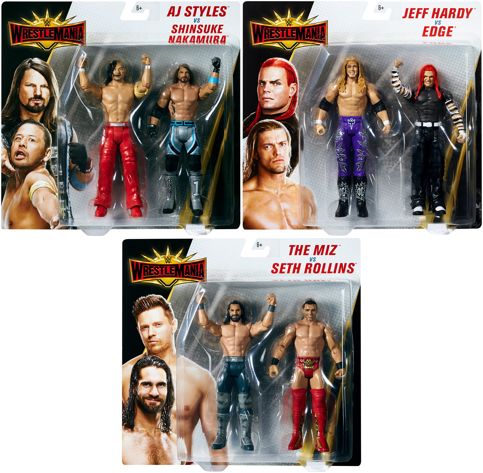 WWE figurines-Pack combat Combat 35-Mattel-NEUF-Coffret 