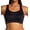 Black, variant on Women's Playtex US4221 Bounce Control Wire Free Sports Bra (Coolest Grey Heather 50D)