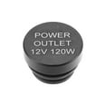 thumbnail image 6 of Unique Bargains Universal  Car Auto Cigarette Lighter Dustproof Plug Socket Cover12 Volt Replacement Accessories Black, 6 of 7