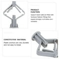thumbnail image 3 of unbranded  100 Pcs Plastic Expansion Anchor Drywall Extender Rapid Grey, 3 of 8