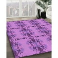 thumbnail image 3 of Ahgly Company Machine Washable Indoor Rectangle Transitional Heliotrope Purple Area Rugs, 4' x 6', 3 of 7