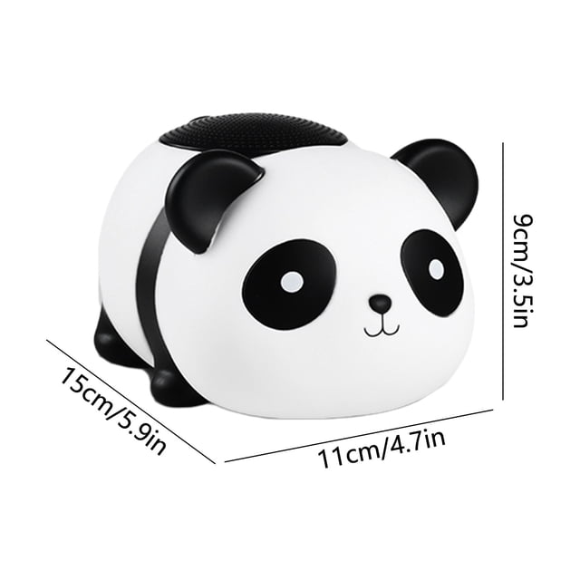 Herunwer Cute Lying Cat Bluetooth Speaker, Desktop Wireless Speaker with USB/SD Playback and Portable Design