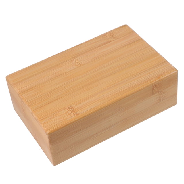 BEADCEST 1pc Natural Yoga Block Yoga Practice Aid for Home Fitness Smooth Surface for Support