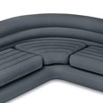 thumbnail image 1 of Intex Corner Sofa L-Shaped Inflatable Home Lounge Couch with Cupholders, 1 of 6