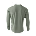 thumbnail image 4 of Plebaso Men's Long Sleeve Quick Dry Tshirts with Zipper Pocket Lightweight Athletic Tees for Running, 4 of 7