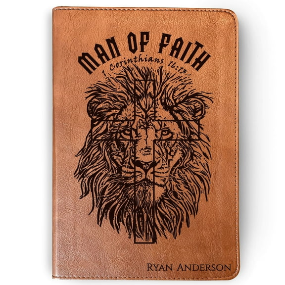 Personalized Bible for Men, Custom ESV RVR Bible, Bilingual English Spanish Bible, Name Engraved, Christian Gift, Gift for Him Bible for Men