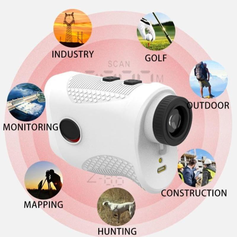 Teetheory Golf Rangefinder, 1200 Yard Golf Laser Rangefinder, 7X Magnification Golf Distance Rangefinder