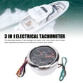thumbnail image 3 of 3 in 1 Electrical Tachometer Meter, 7 Colors Backlit Gauge for RV Yacht Truck, Simple Installation, Stay Informed About Engine Vitals with Pulse , Prevent Engine Damage, 3 of 7