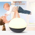 thumbnail image 2 of Luz De Luna 3D Carga Usb Luz De Luna Cuidado De Los Ojos Ligereza Ajustable Giratoria Luz De Noche De Luna Con Atenuación Continua Interruptor De Empuje De Imán Incorporado Para Dormitorio Bebé Yuarrent HA013288-00, 2 of 7