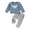 Blue Gray, variant on Toddler Baby Boy Clothes 6M 12M 18M 24M 3Y Mamas Fall Winter Outfit Long Sleeve Letter Sweatshirt Plaid Jogger Pants Newborn Set