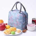 thumbnail image 5 of ZHAOCHENG Bolsa de almuerzo aislada (flamenco), bolsa de almuerzo de oficina, bolsa de almuerzo aislada, bolsa de picnic, bolsa de lona impermeable aislada para mujeres, hombres, escolares y niñas tra, 5 of 5