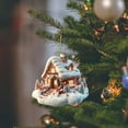 thumbnail image 4 of Open Bo X D Eals Clear An Ce Christmas Hanging Shape Pendant Christmas Car Pendant Hanging Christmas Acrylic Ornaments New Years Decorations Hangs Easy To Use, 4 of 4