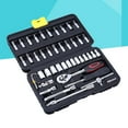 thumbnail image 6 of WHAMVOX 46 PC Sockets Case Ratchet Wrench Socket Combination Repair Set, 6 of 8