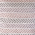 thumbnail image 6 of Ox Bay Ariya Lilac/Ivory Chevron Cotton Adult Decorative Throw Pillow, 6 of 9