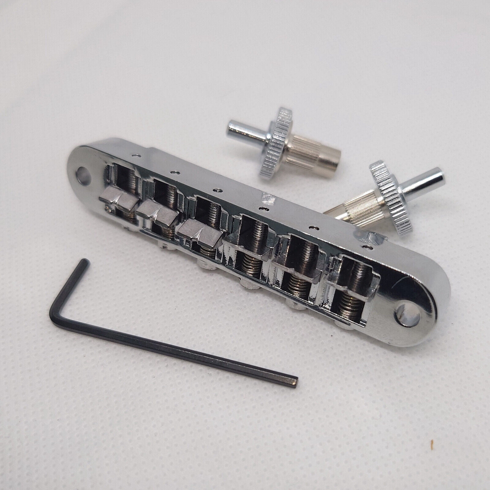 Chrome Tune-O-Matic ABR-1 JB Guitar Bridge for LP, SG, Fly V Electric Guitars Replacement Parts