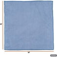 thumbnail image 3 of Microfiber Cleaning Cloth 16"x16" Washable Rags for Car, Kitchen, Bath-Blue 3 Pack, 3 of 5