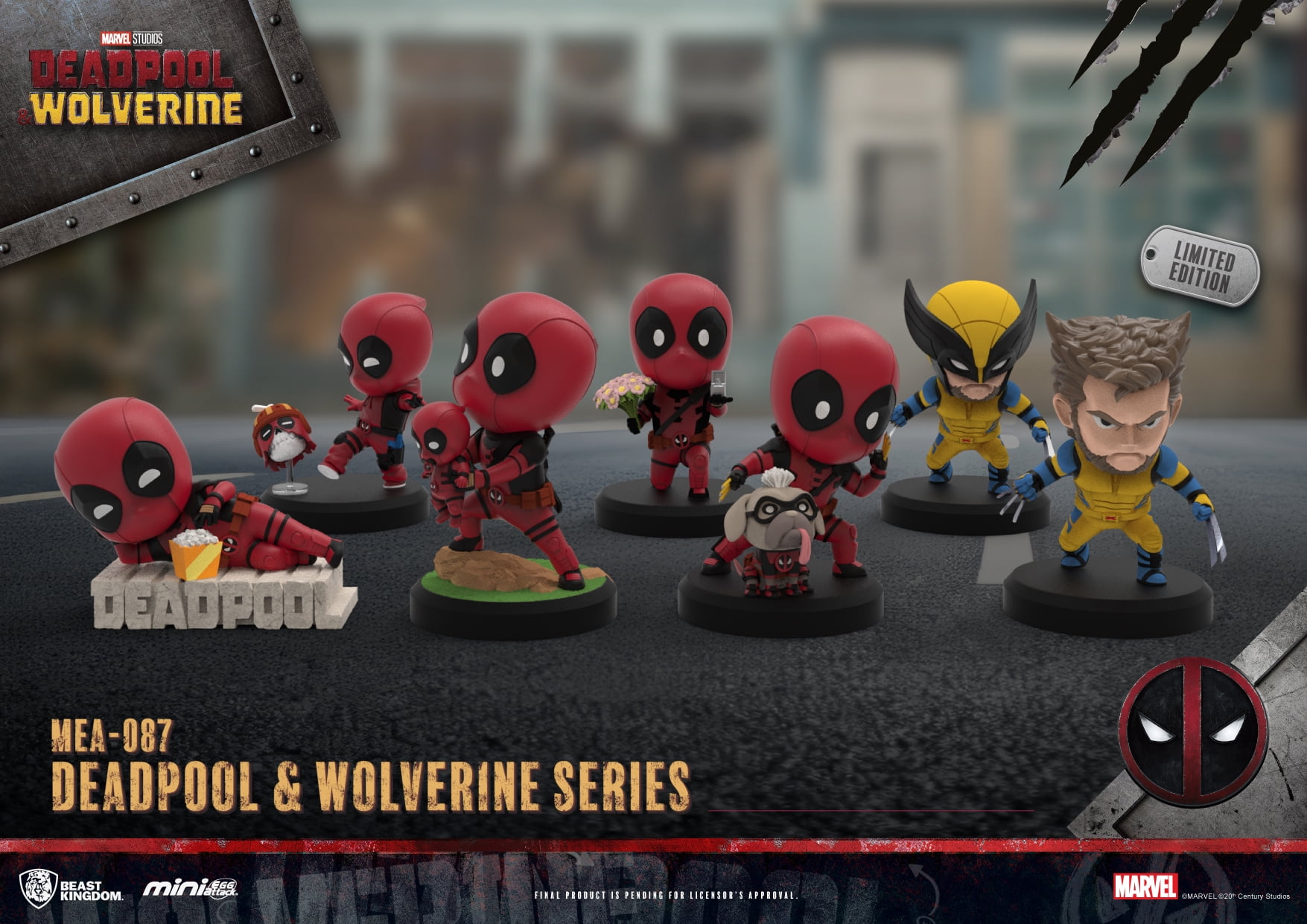 Deadpool & Wolverine series Blind box set (6pcs)