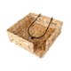 thumbnail image 1 of Servilletero de jacinto de agua, porta toallas, porta pañuelos, cesta de mimbre para servilletas 19cm x 19cm x 7cm, 1 of 9