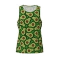 thumbnail image 4 of Gaeub Big Colorful Avocados Men's Athletic Tank Top, Workout Sleeveless Shirts, Running Tank Tops for Gym, Running, Training - X-Large, 4 of 9