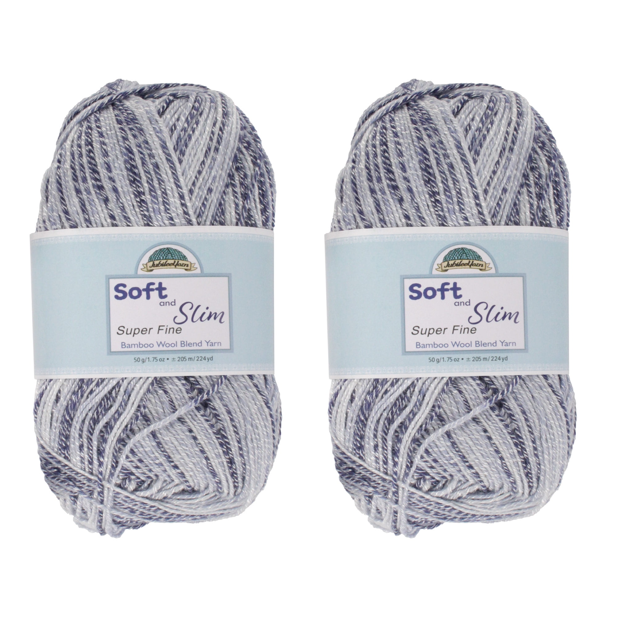 1 Yarn Bee Yarn Soft & Sleek Color Light Gray 