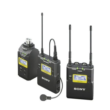 Sony - UWP-D16/30 - UWP-D16 Integrated Digital Plug-on & Lavalier Combo Wireless Microphone System (UHF Channels