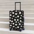 thumbnail image 2 of Lsque Daisies Flowers Printed Luggage Cover, Travel Luggage Protector,Scratch and Dirt Resistant, Fits 18-32 Inch Luggage - Small, 2 of 9