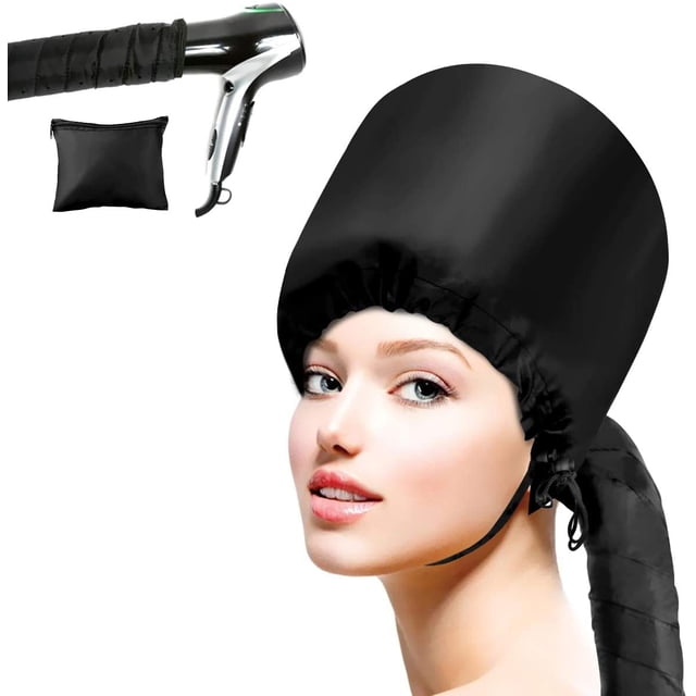 Hood Dryer, Hood Dryer for Deep Conditioning Curling Dry Style (Black)