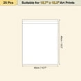 thumbnail image 2 of Uxcell 19.3"x 15.7" Acid-Free Picture Sleeve, 25 pack Crystal Clear Sleeves Storage Bag, 2 of 6