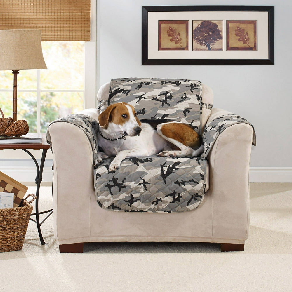 Sure Fit Camouflage Pet Chair Cover with Strap Walmart