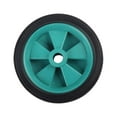 thumbnail image 4 of Greenne 2Pcs Green Air Compressor Wheel Replacement Caster Silent 5 Inch Shockproof, 4 of 9