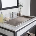 thumbnail image 4 of Native Trails CPS500 Trough 30" Rectangular Copper Drop In Or Undermount Bathroom Sink -, 4 of 6