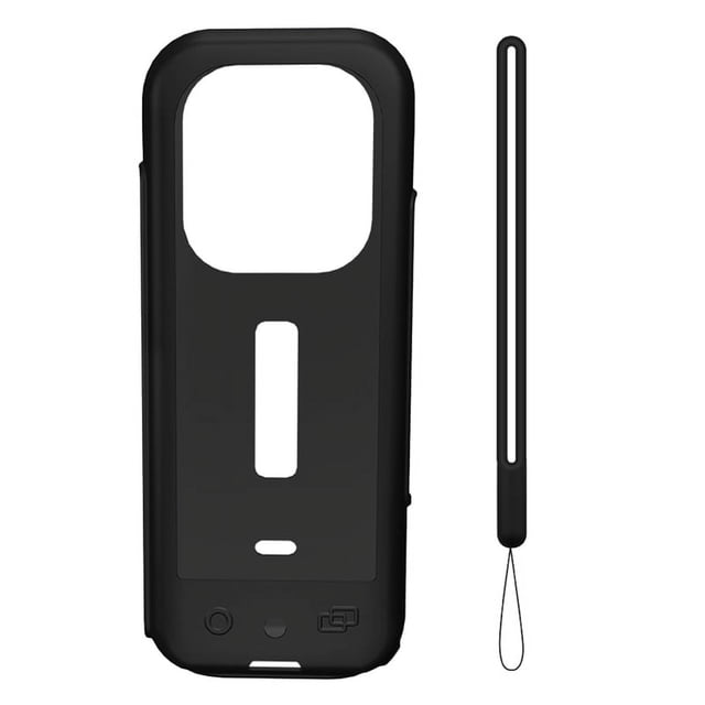 Protectora de Silicona para CáMara Insta 360 One X3, de Silicona AntiarañAzos, Color Negro