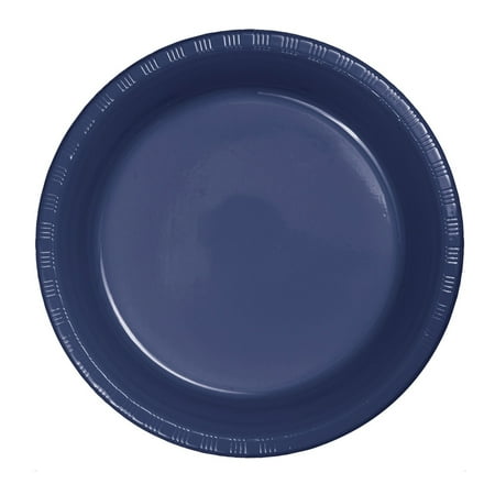 

Club Pack of 240 Navy Blue Disposable Plastic Party Lunch Plates 7