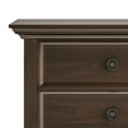 thumbnail image 5 of Amherst 24 inch Wide Solid Wood Transitional Bedside Table in Natural Aged Brown, 5 of 5