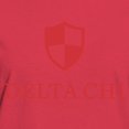 thumbnail image 3 of CafePress - Delta Chi Vertical Red Logo T Shirt - Women's Traditional Fit Dark T-Shirt, 3 of 4