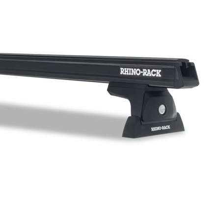 Rhino Rack 2000-2005 Fits Ford Excursion 1997-2002 Fits Ford Expedition 2005-2016 Fits Land Rover LR3 & LR4 4dr SUV With Factory Tracks Short Heavy Duty RLT600 Black 2 Bar Roof Rack JA6237