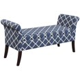 thumbnail image 1 of Convenience Concepts Designs4Comfort Banc de Chambre Garbo en Tissu Bleu, 1 of 3